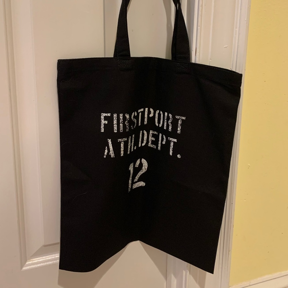 Firstport classic tote in black  - 100% cotton - NWOT